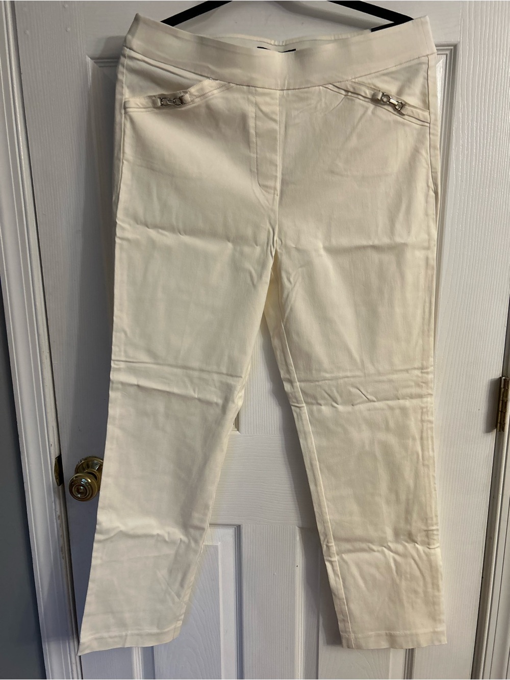 Counterparts Cream Straight-Leg Stretch Pants